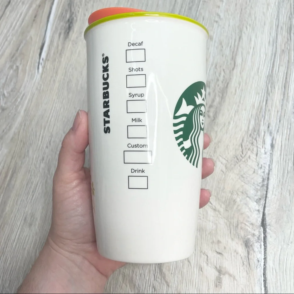 Starbucks Disney Animal Kingdom Ceramic Coffee Tumbler